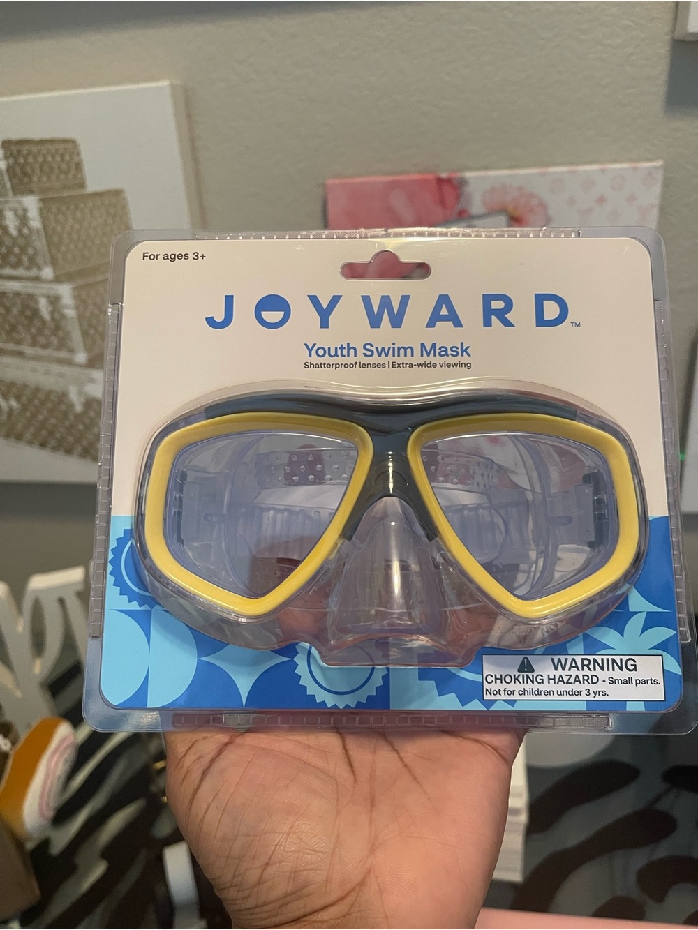 Joyward Youth Swim Mask in Yellow and Black NEW - Picture 4 of 7